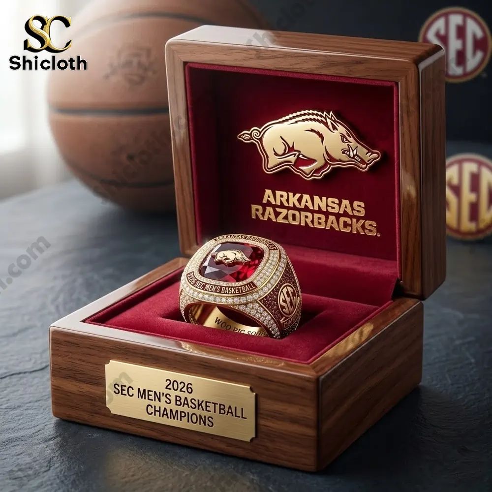 Arkansas Razorbacks 2026 SEC Men’s Basketball Champions Championship Ring