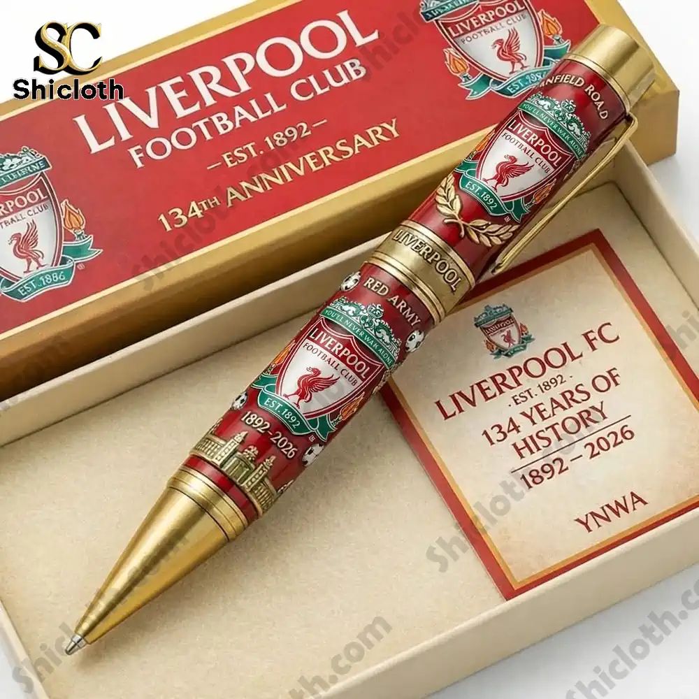 Liverpool FC 134th Anniversary 1892-2026 You’ll Never Walk Alone Collector Pen