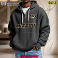 Missouri Tigers Waffle Half Zip Hoodie