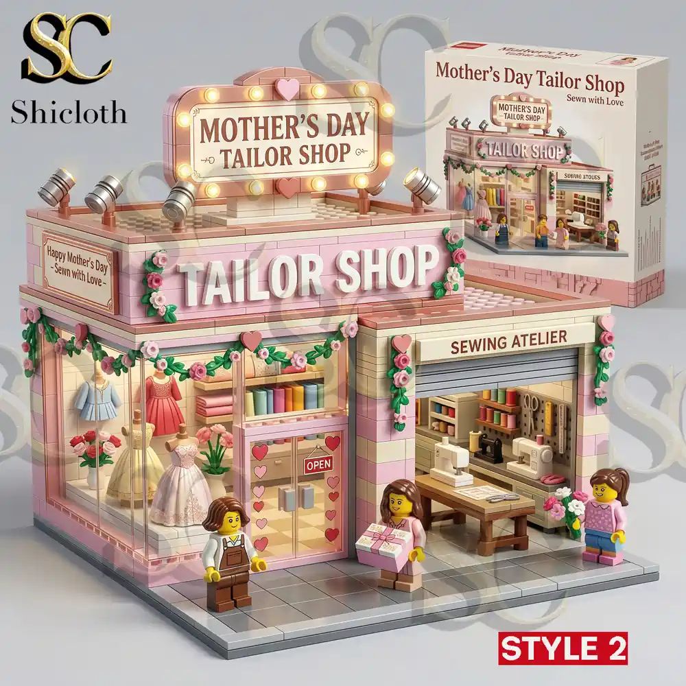 Mother’s Day Vintage Sewing Atelier Building Block Set