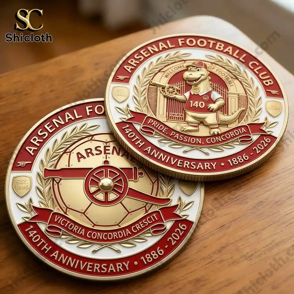 Arsenal Gunnersaurus 140th Anniversary Commemorative Coin