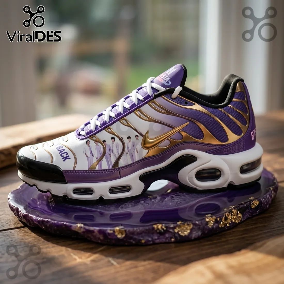 BTS x ARMY Purple Air Cushion Air Max Sport Shoes