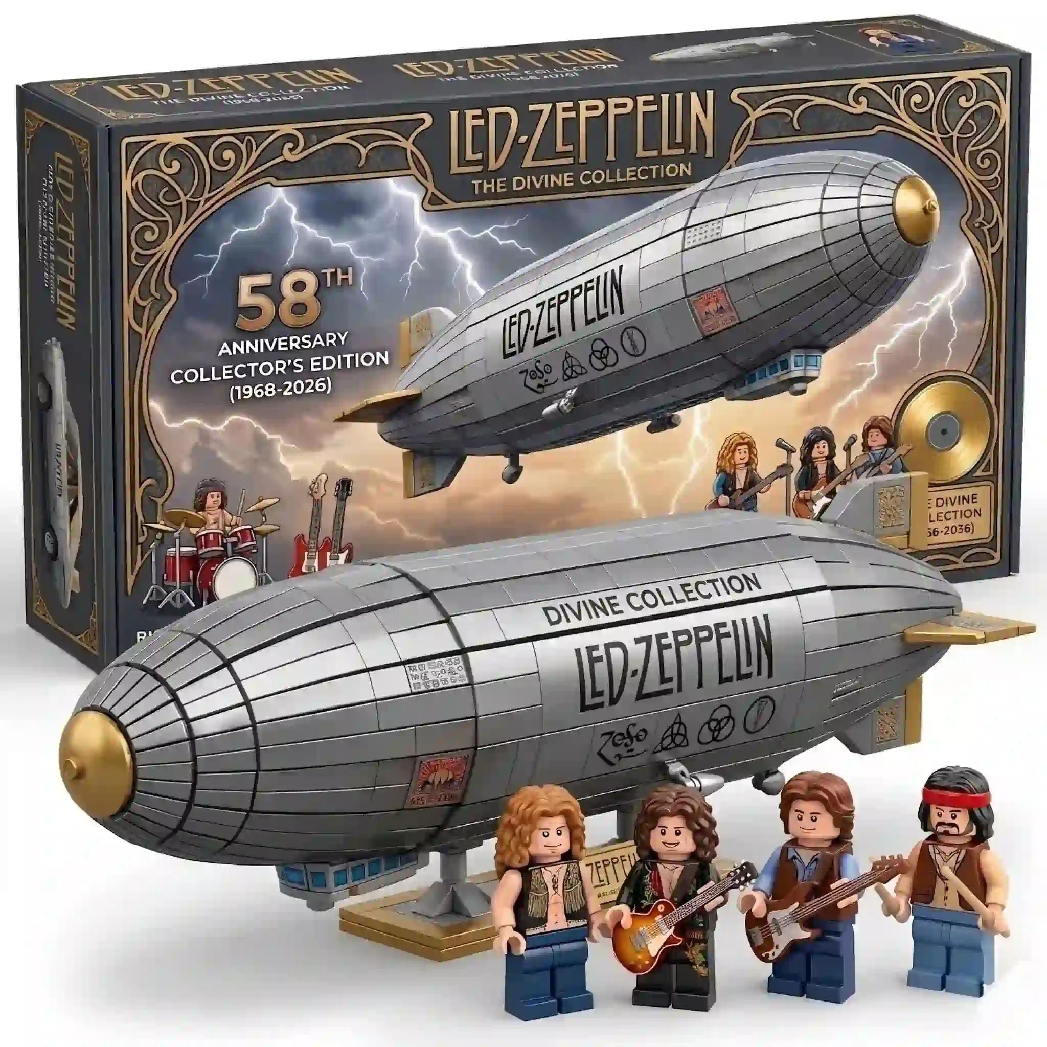 NEW Led Zeppelin 58th Anniversary Building Brick Set