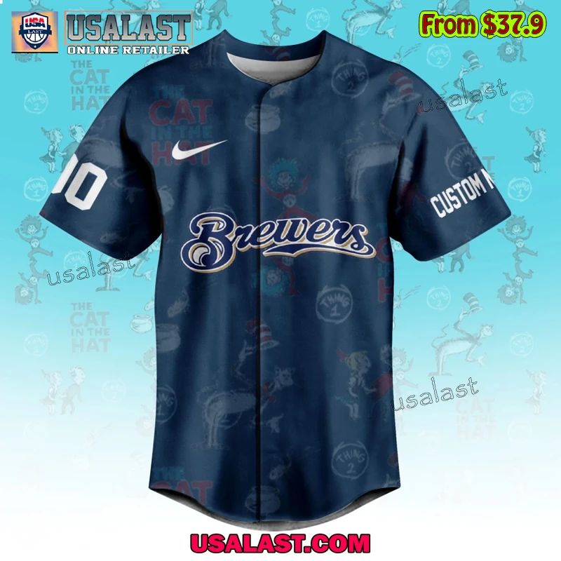 Milwaukee Brewers x Dr Seuss Baseball Jersey