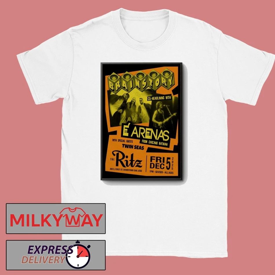 Brainstory Dec 5 2025 San Jose Tour Poster shirt
