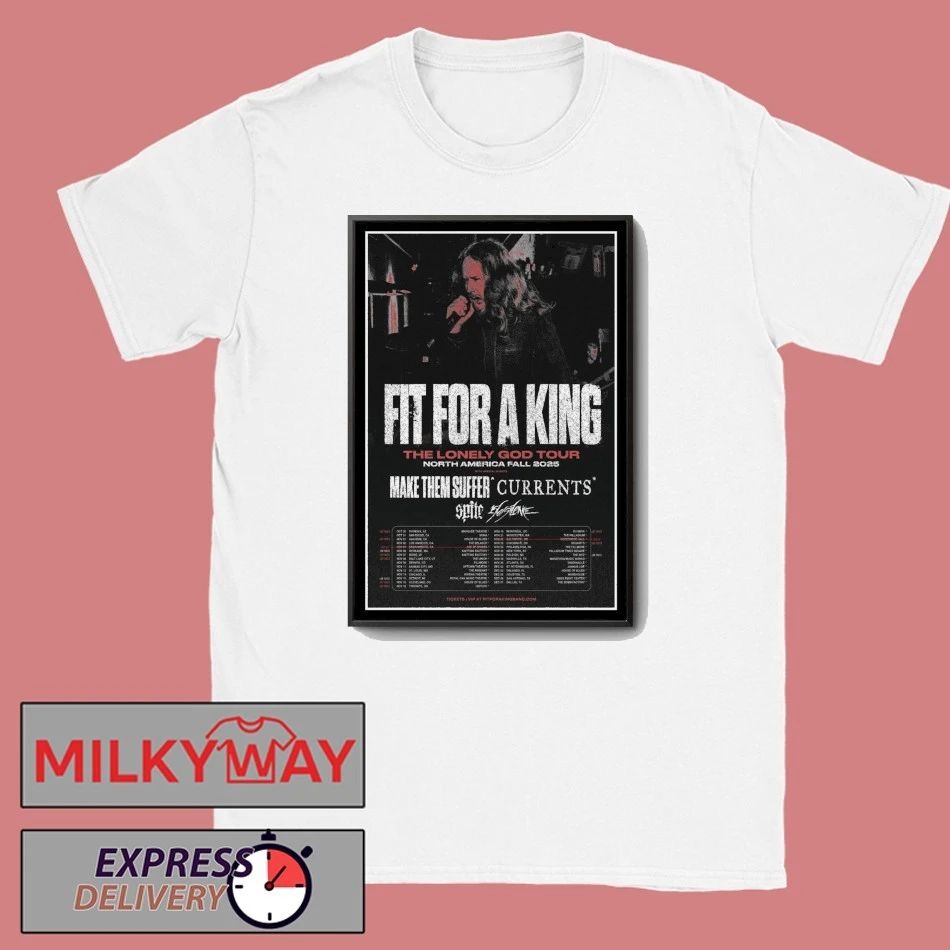 Fit For A King Fall Tour North America Poster shirt