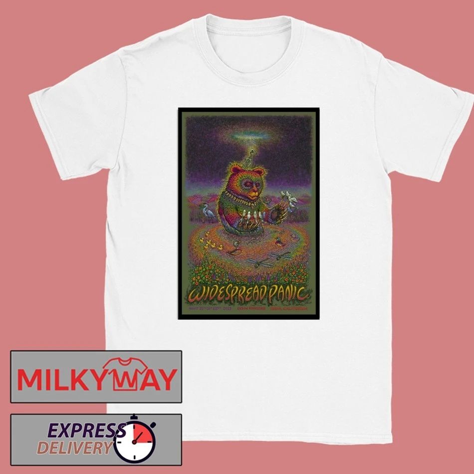 Widespread Panic Aug 25 26 27 2023 Oxbom RiverStage Napa CA Poster shirt