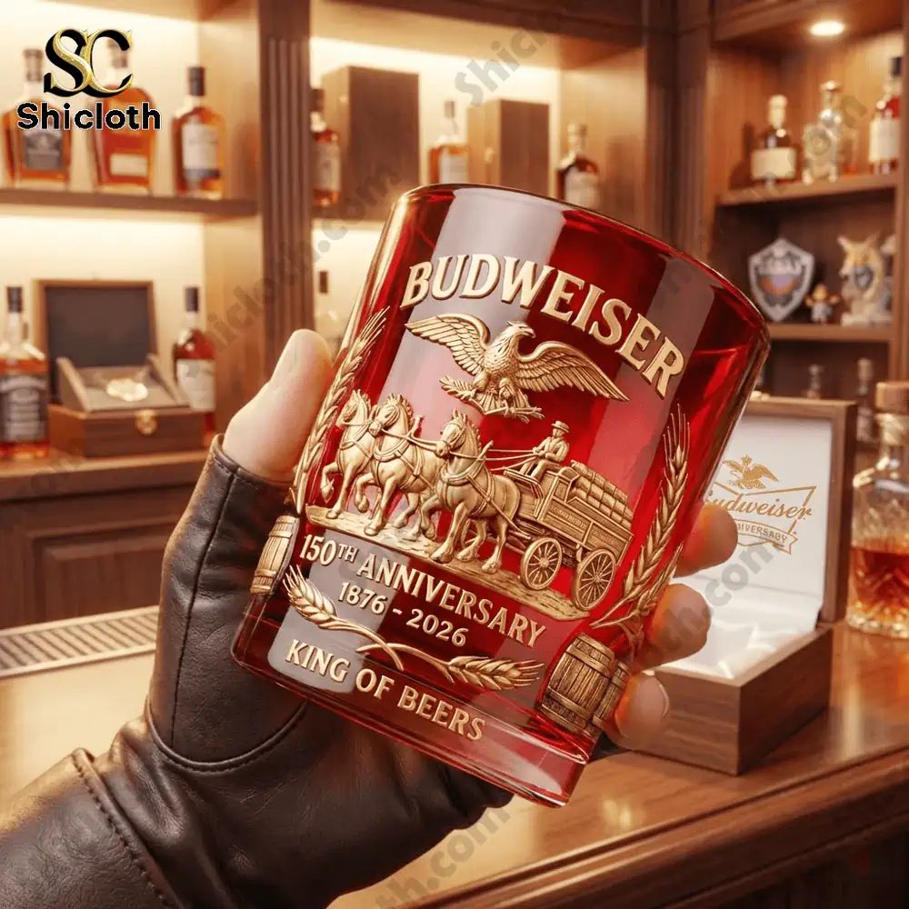 The Budweiser 150th Anniversary Glass
