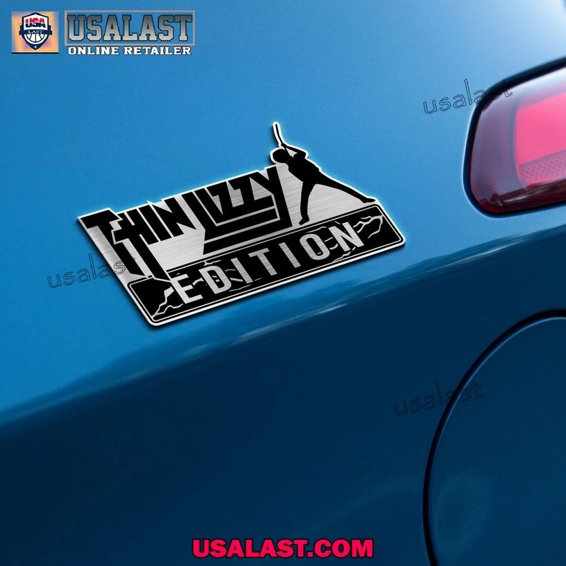 Thin Lizzy Edition 3D Engraved Car Emblem Sticker