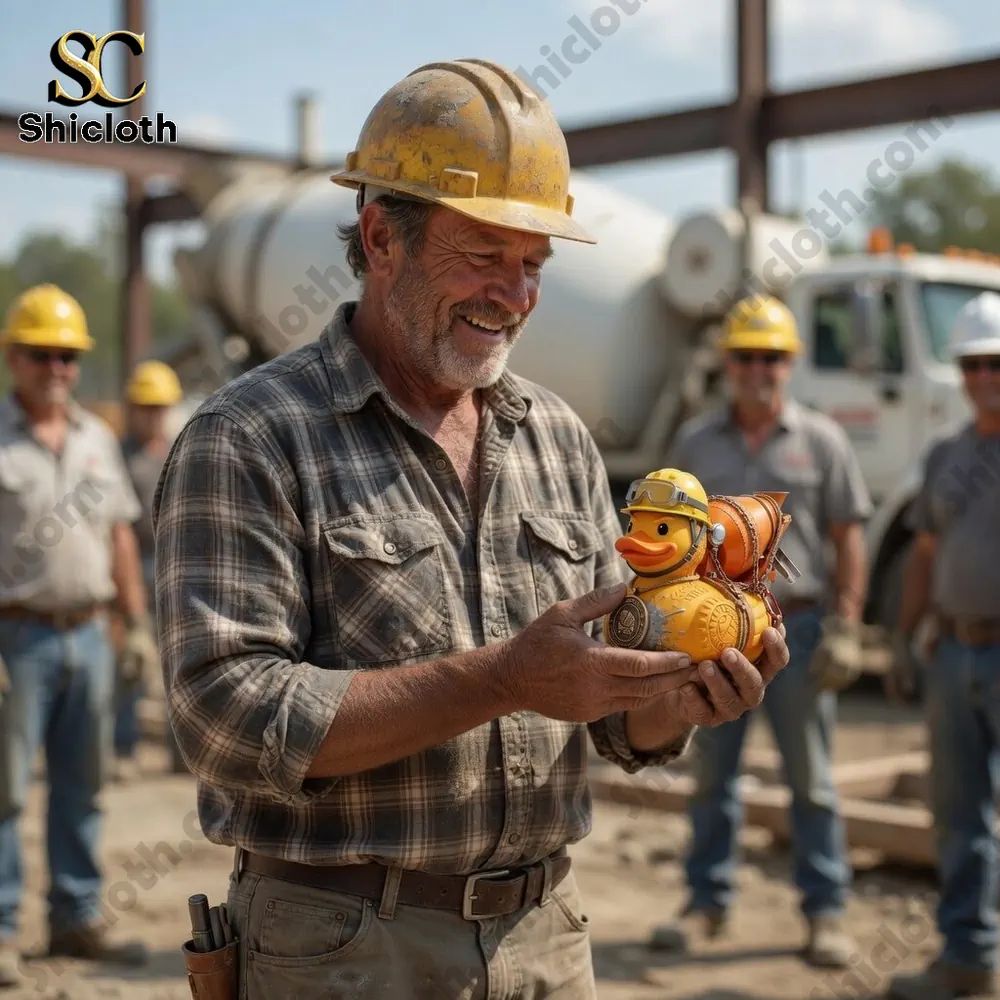 Concrete Mixer Truck Commemorative Duck