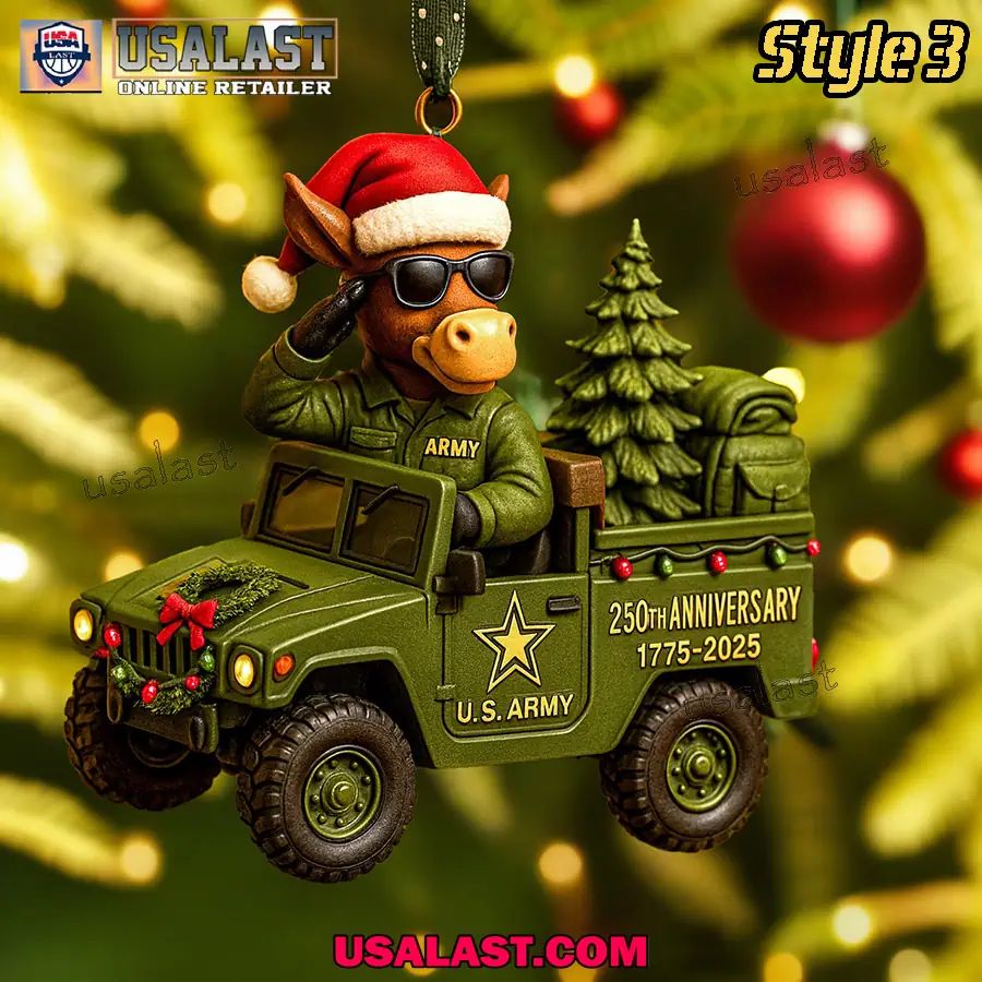 US Military Mascots Edition Christmas Ornament