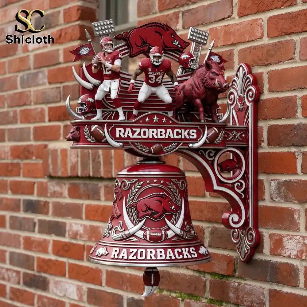 Arkansas Razorbacks Premium Wall Bell