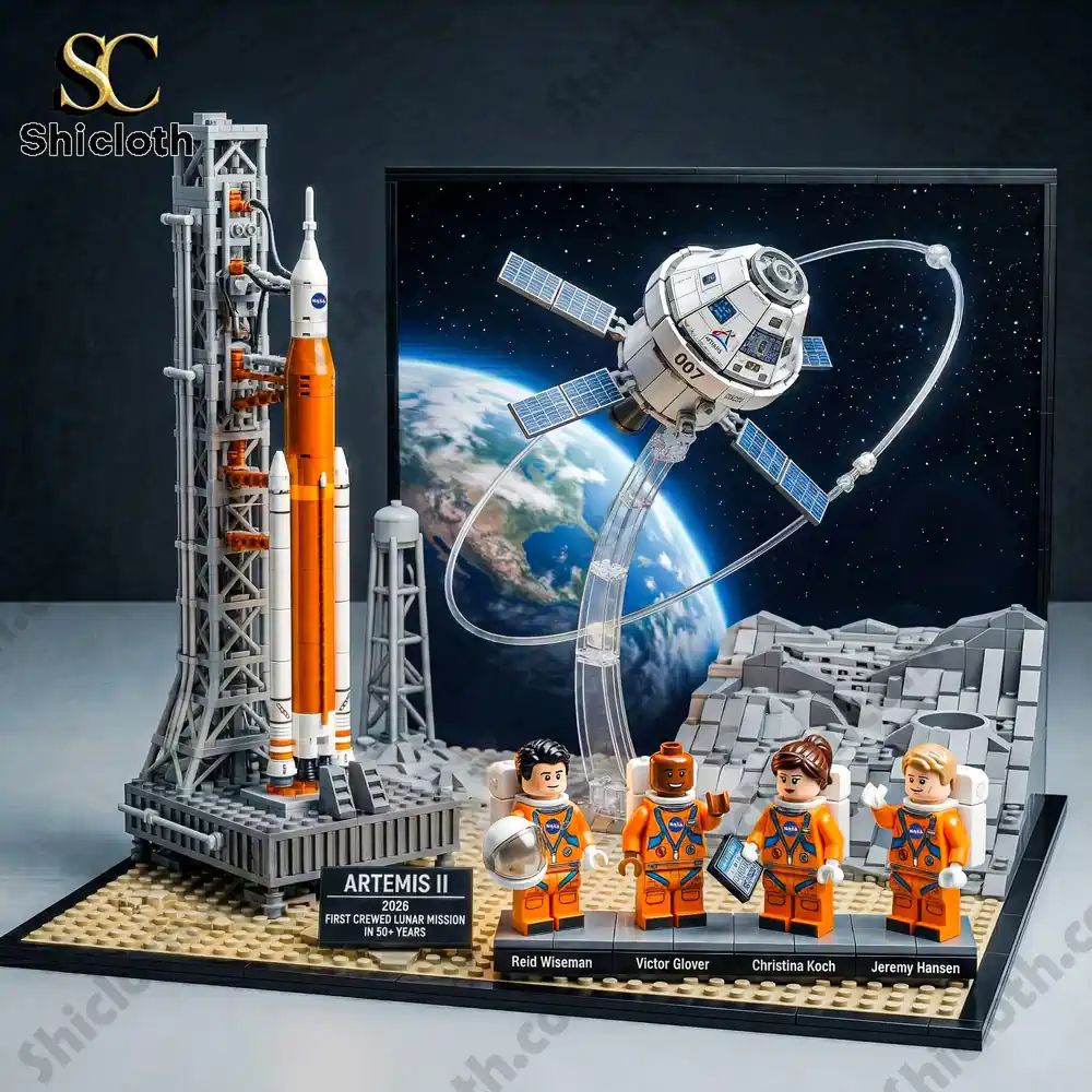 NASA Artemis Space Launch System Building Brick Sets