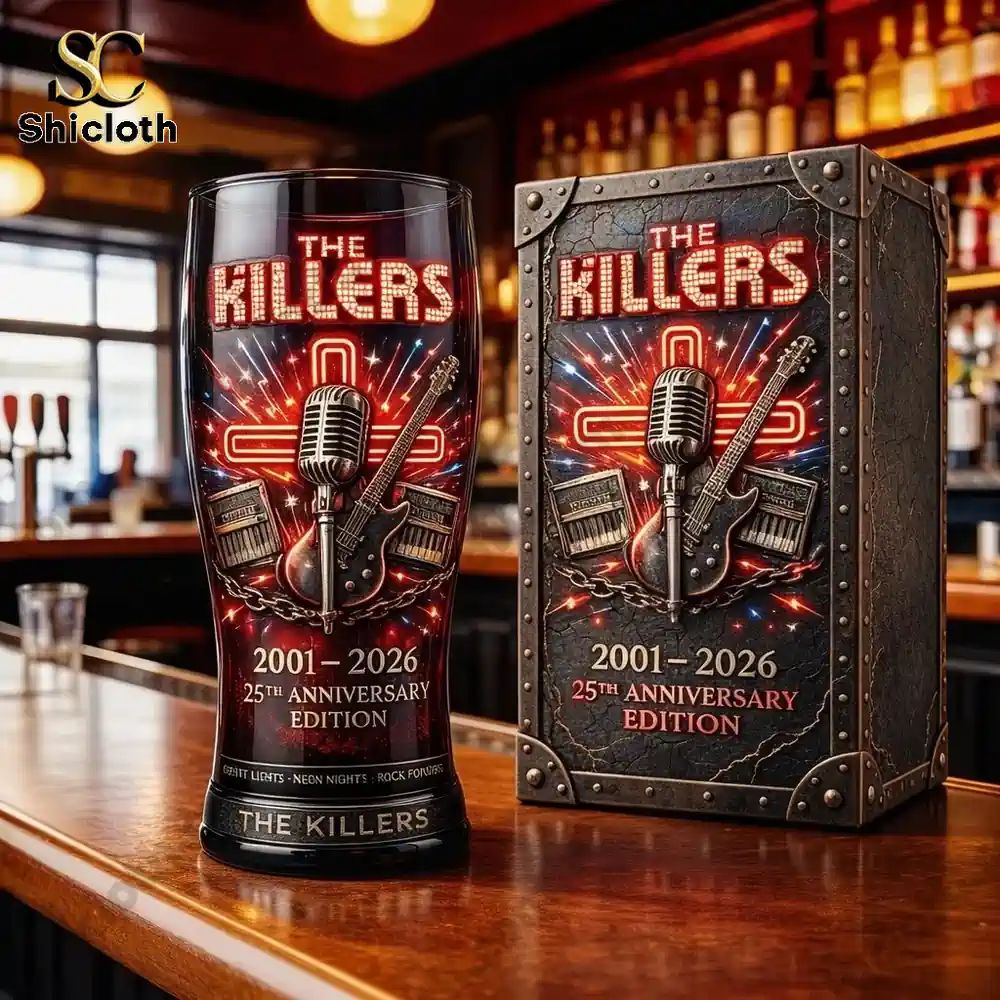 The Killers 25th Anniversary 3D Beer Glass