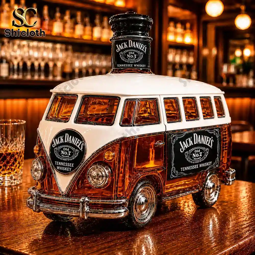Volkswagen T1 Camper Van Whiskey Bottle