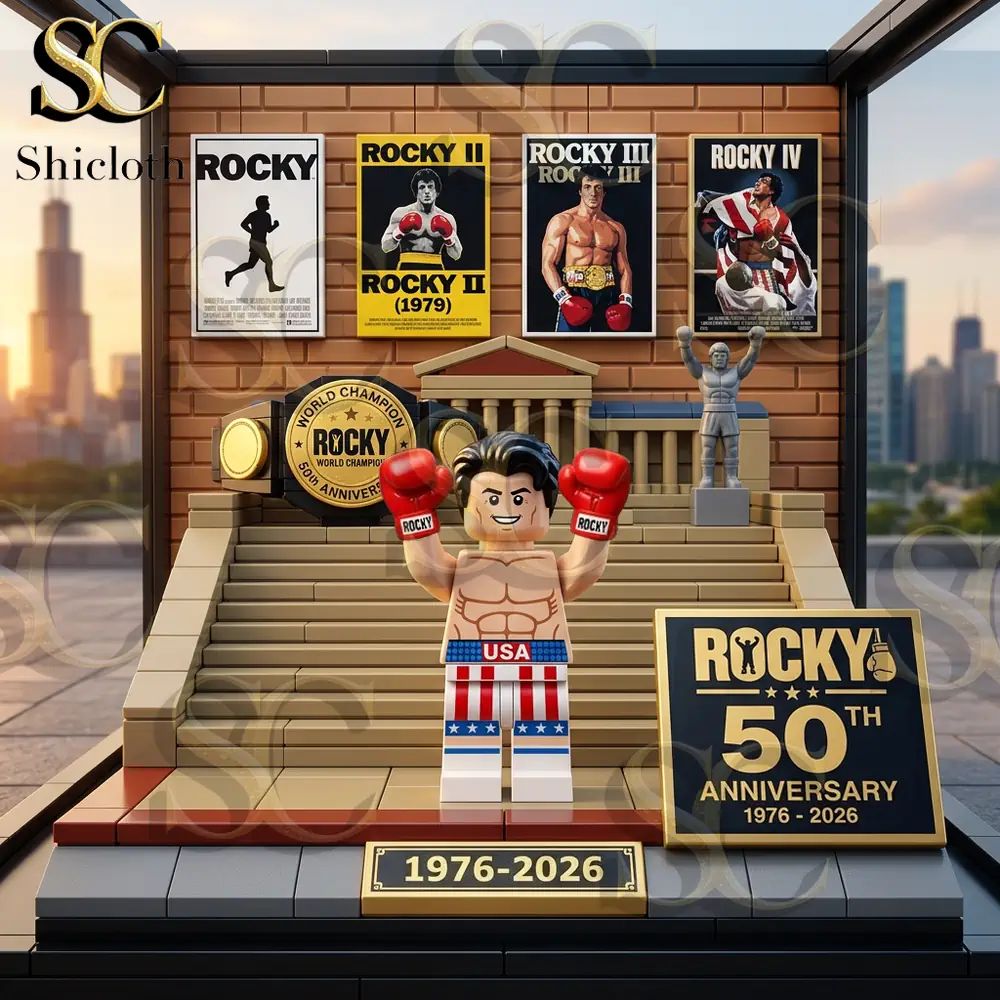 Rocky 50th Anniversary 1976-2026 Building Brick Set