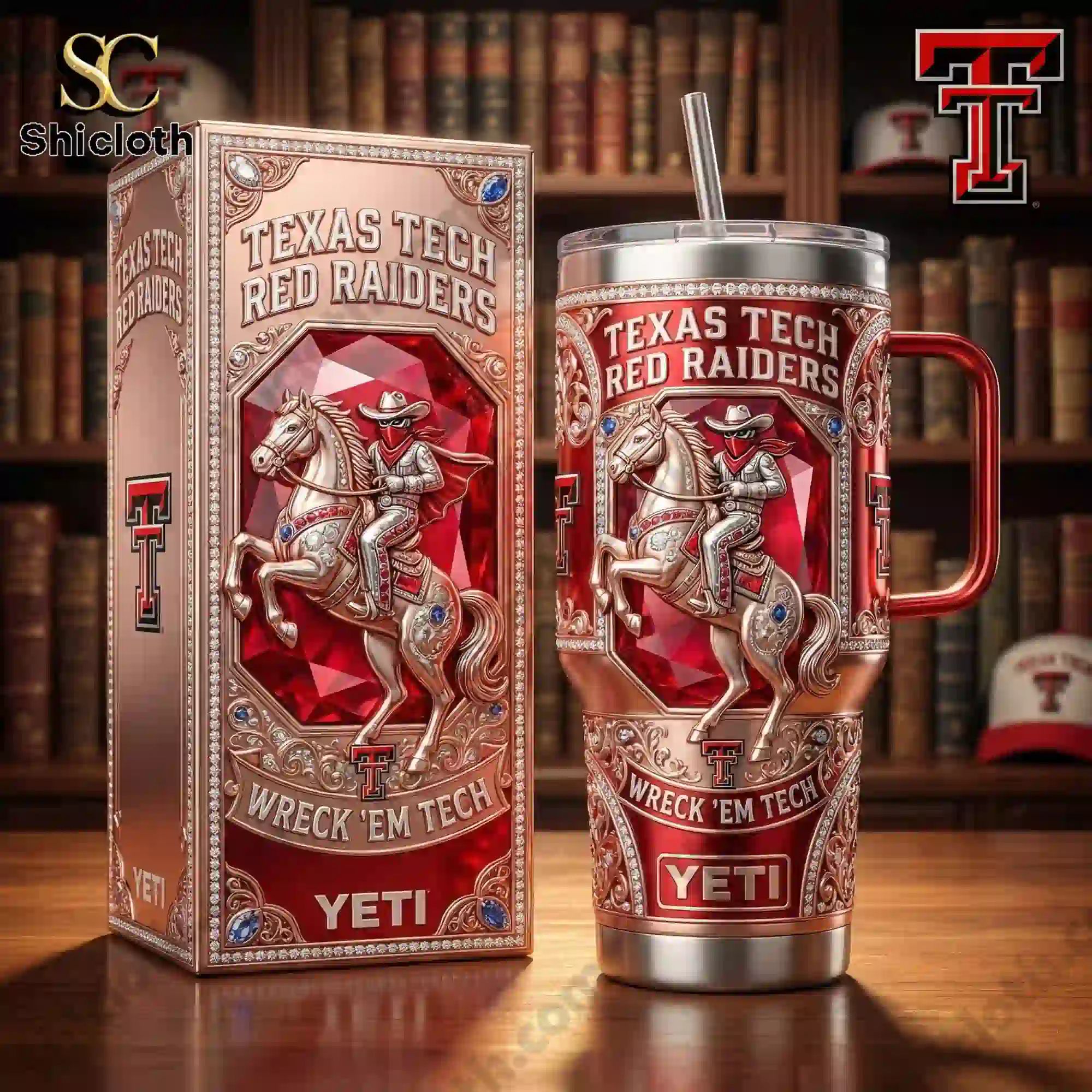 Texas Tech Red Raiders YETI Tumbler with Handle
