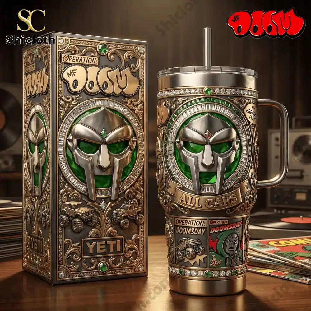 MF DOOM All Caps Tumbler