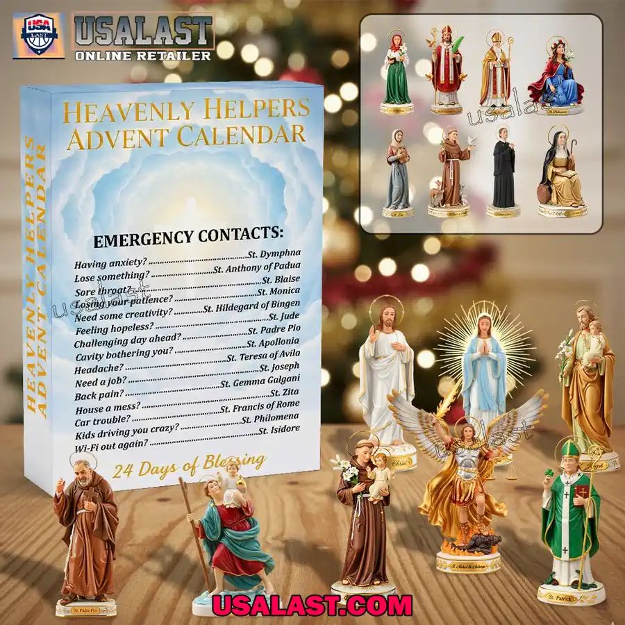 Jesus Christ Heavenly Helpers Advent Calendar 2025