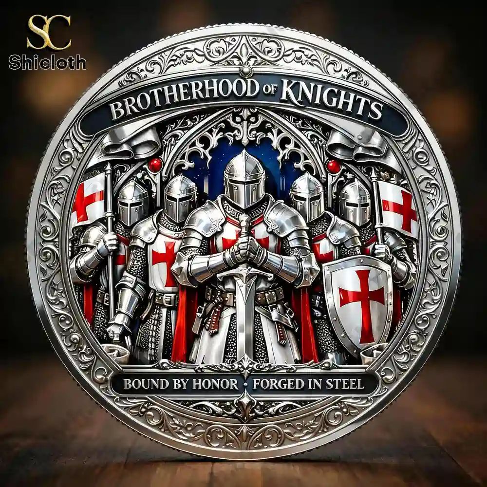 Brotherhood of Knights Call on Me Brother Commemorative Coin