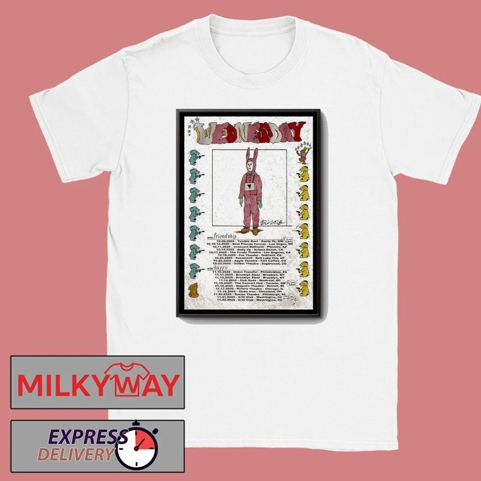 Wednesday Show October & November 2025 Poster shirt