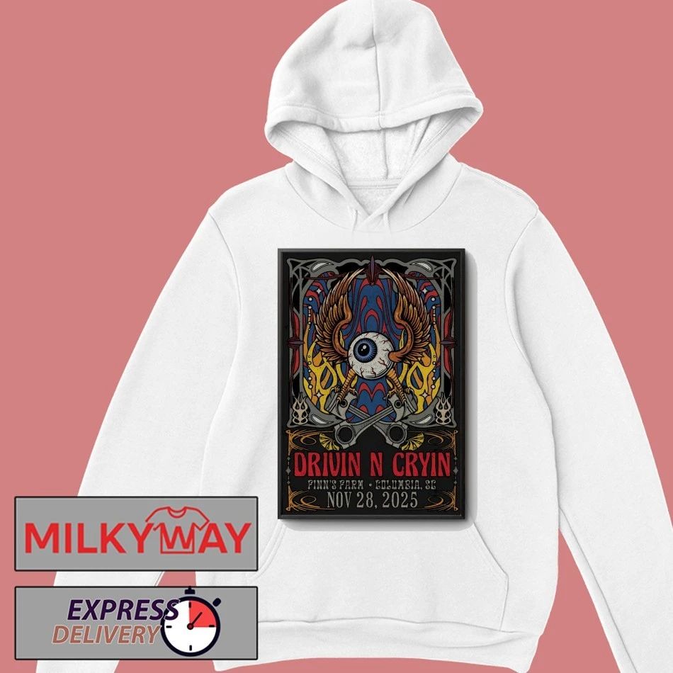 Drivin N Cryin Finn’s Farm in Columbia SC Nov 28 2025 Poster shirt