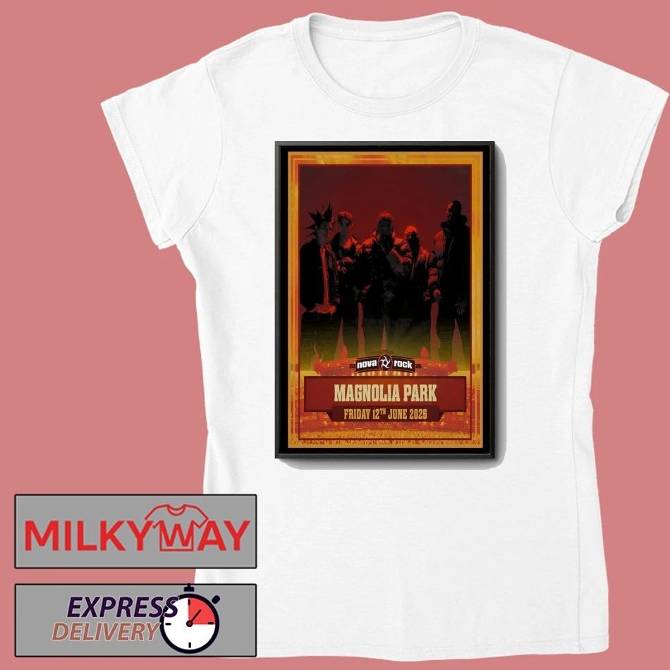 Nova Rock Festival Fall Tour 2026 Magnolia Park Poster shirt