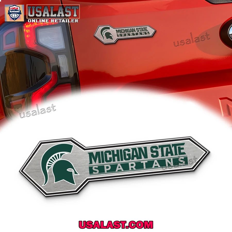 Michigan State Spartans Edition 3D Car Badge Sticker