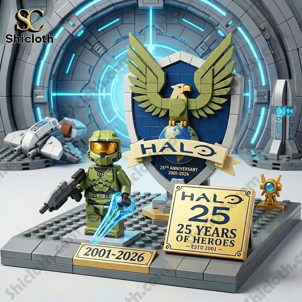 Halo Master Chief 25Th Anniversary Building Brick Block Set 2026