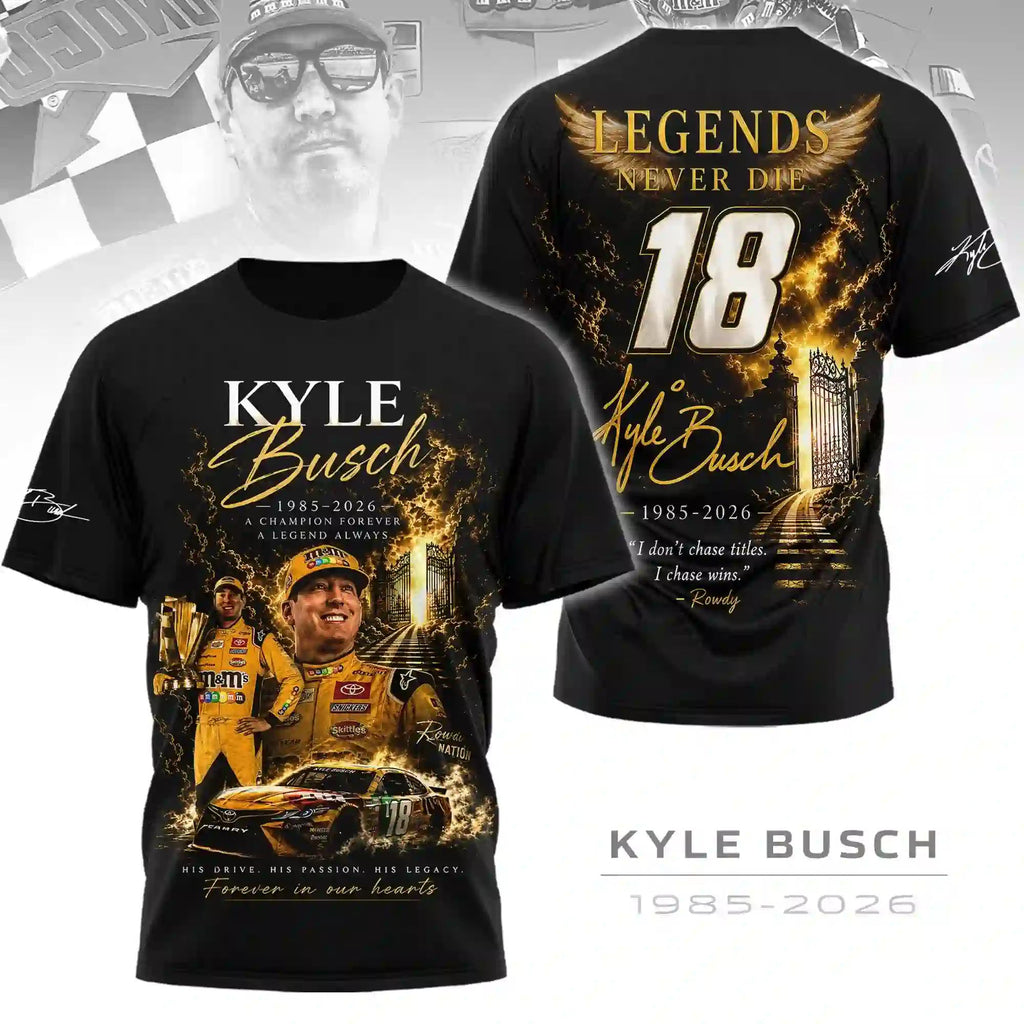 Kyle Busch A Champion Forever – A Legend Always Edition Shirt