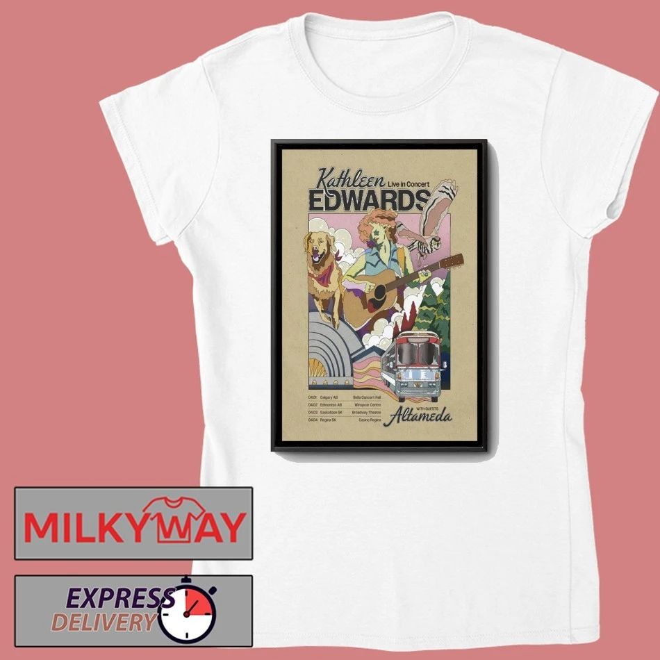 Kathleen Edwards Poster Western Canada 2026 Tour shirt