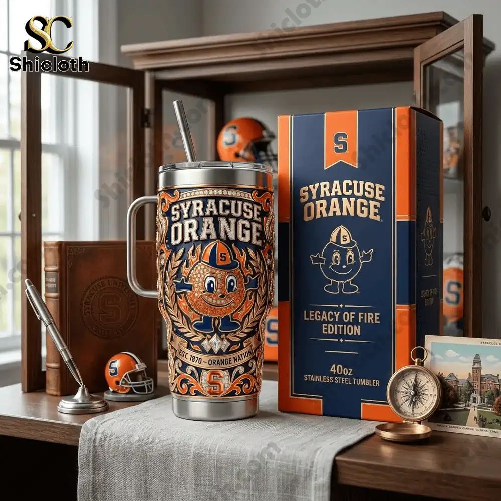 Syracuse Orange Legacy of Fire Edition 40oz Stainless Tumbler
