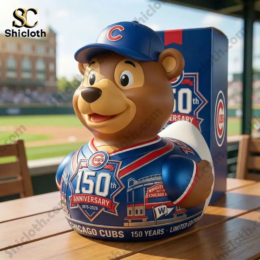 Chicago Cubs 150th Anniversary Collectible Duck