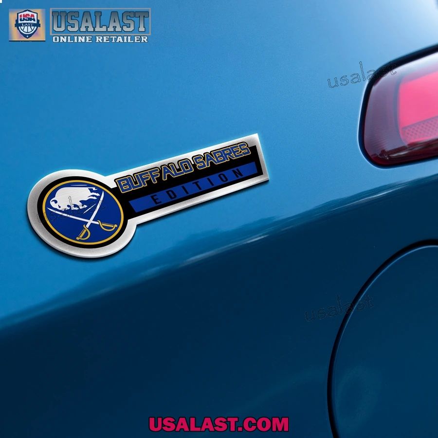 Buffalo Sabres Edition 3D Engraved Car Name Emblem