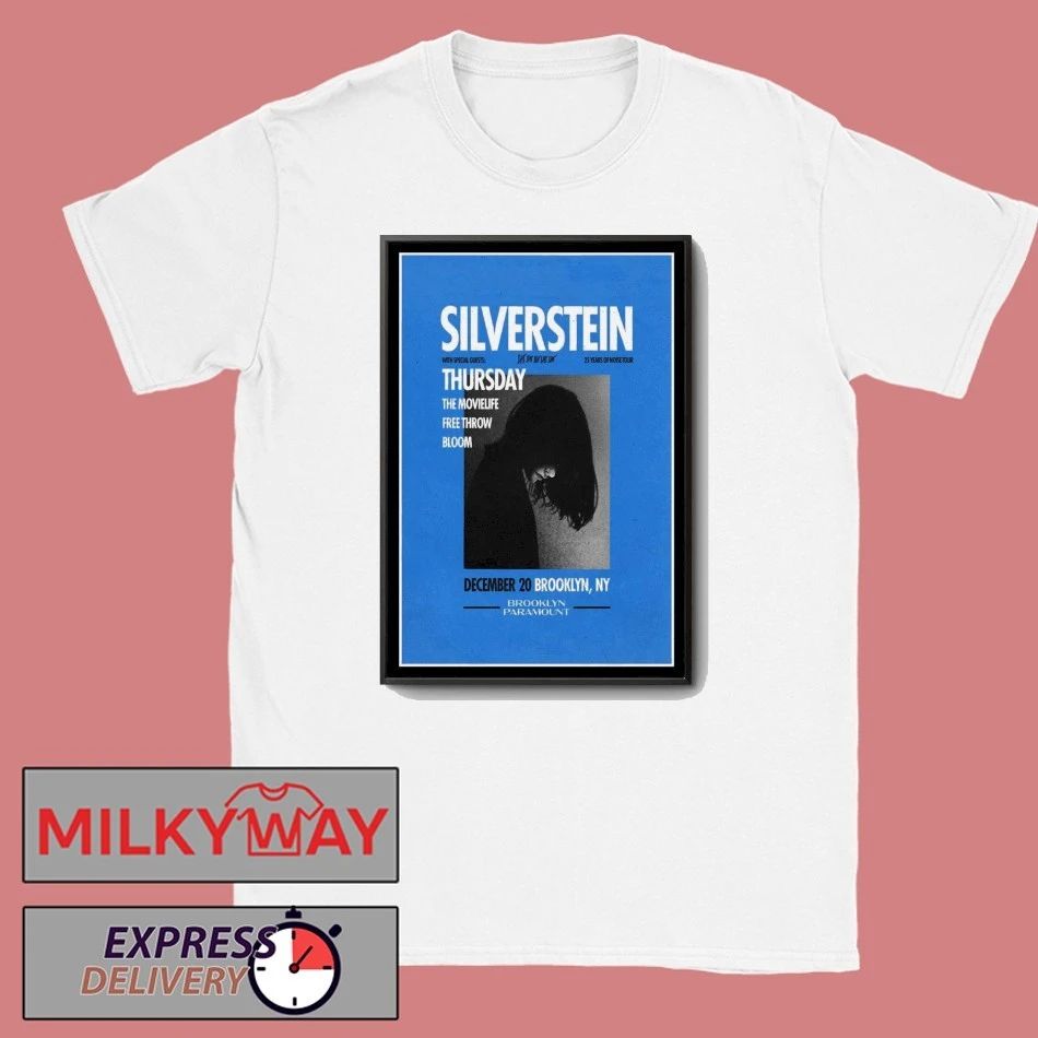 Silverstein Brooklyn NY Concert Poster shirt