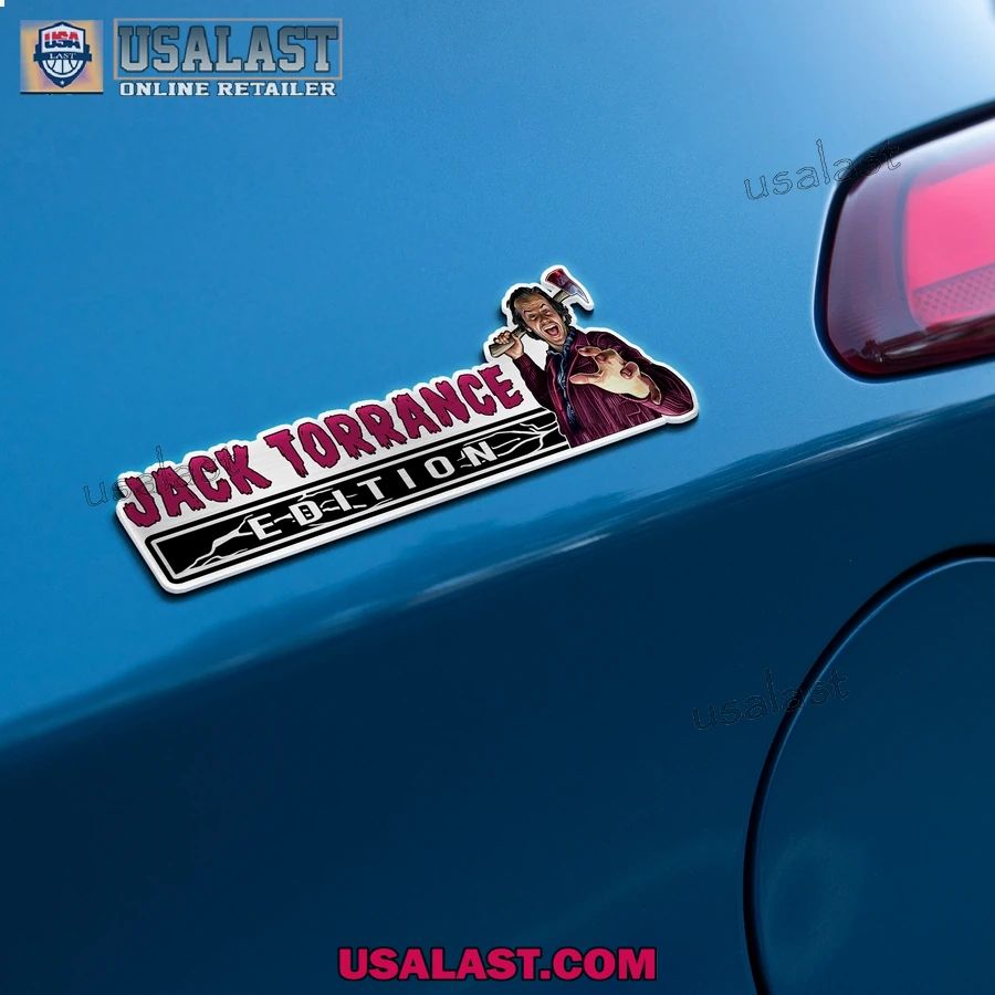Jack Torrance Edition Custom 3D Car Badge Sticker