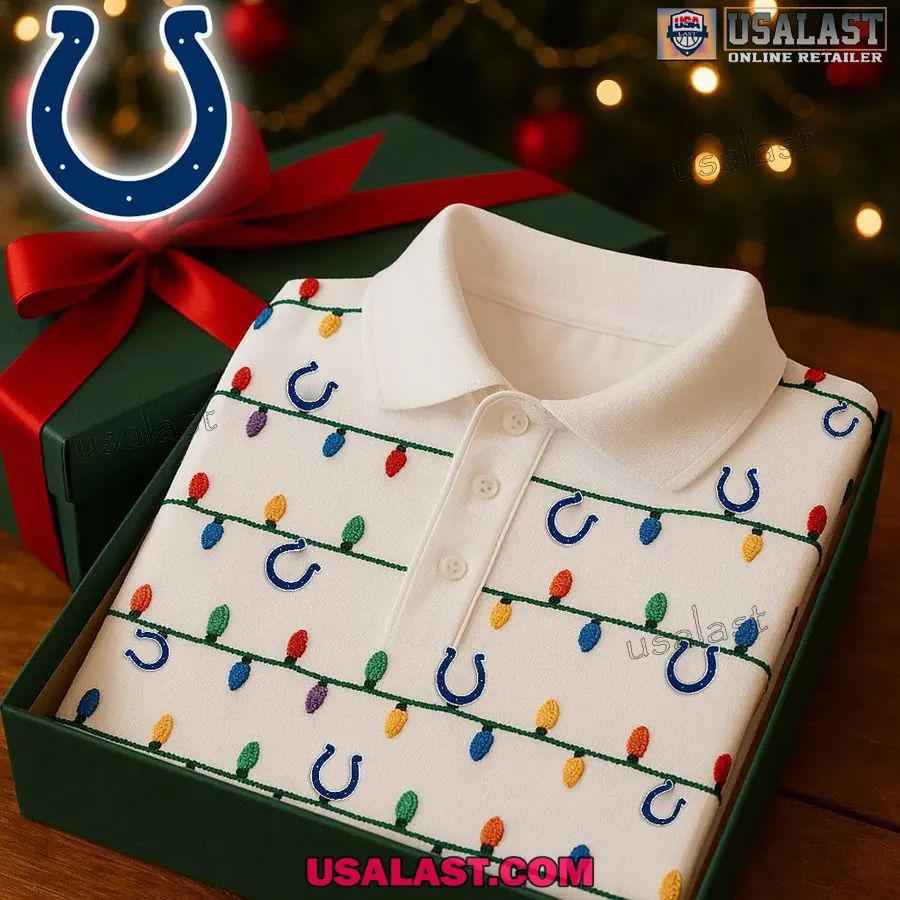 Indianapolis Colts Premium Christmas Polo Shirt