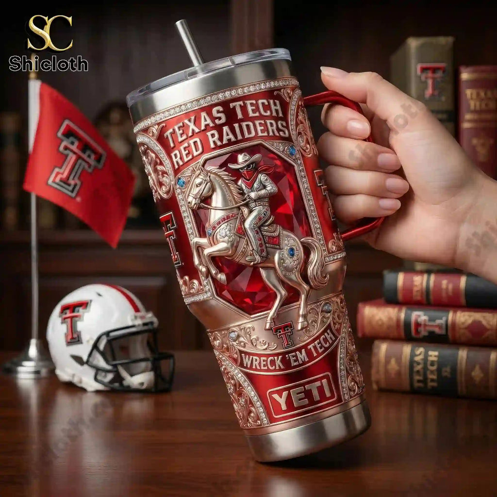 Texas Tech Red Raiders YETI Tumbler with Handle