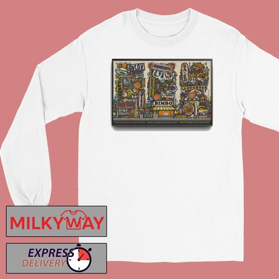 Drew Millward and Exploding In Sound Records Event 2025 Poster shirt