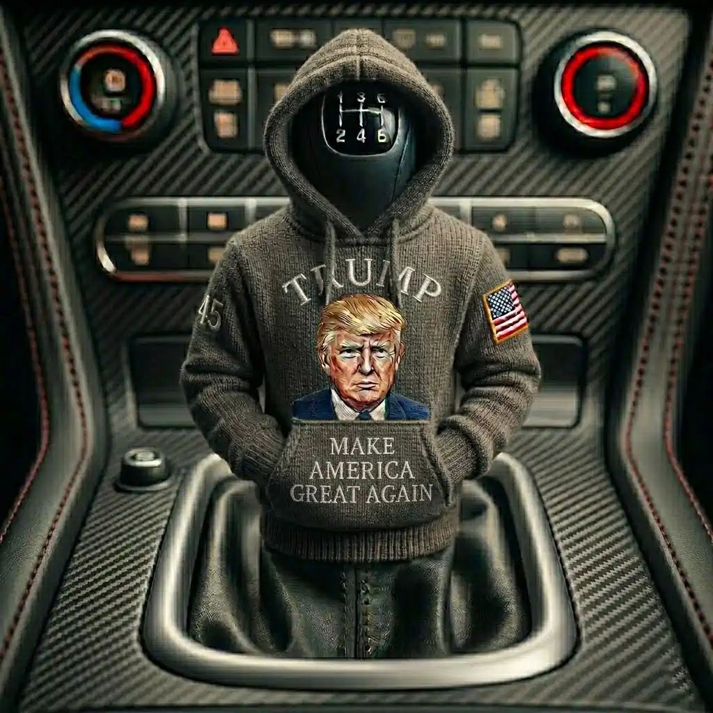 Donald Trump Make America Great Again Car Gear Shifts Hoodies
