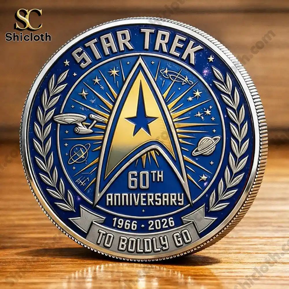 StarTrek 60th Anniversary Live Long And Prosper Coin