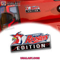 Sydney Roosters Edition Custom 3D Car Badge Sticker