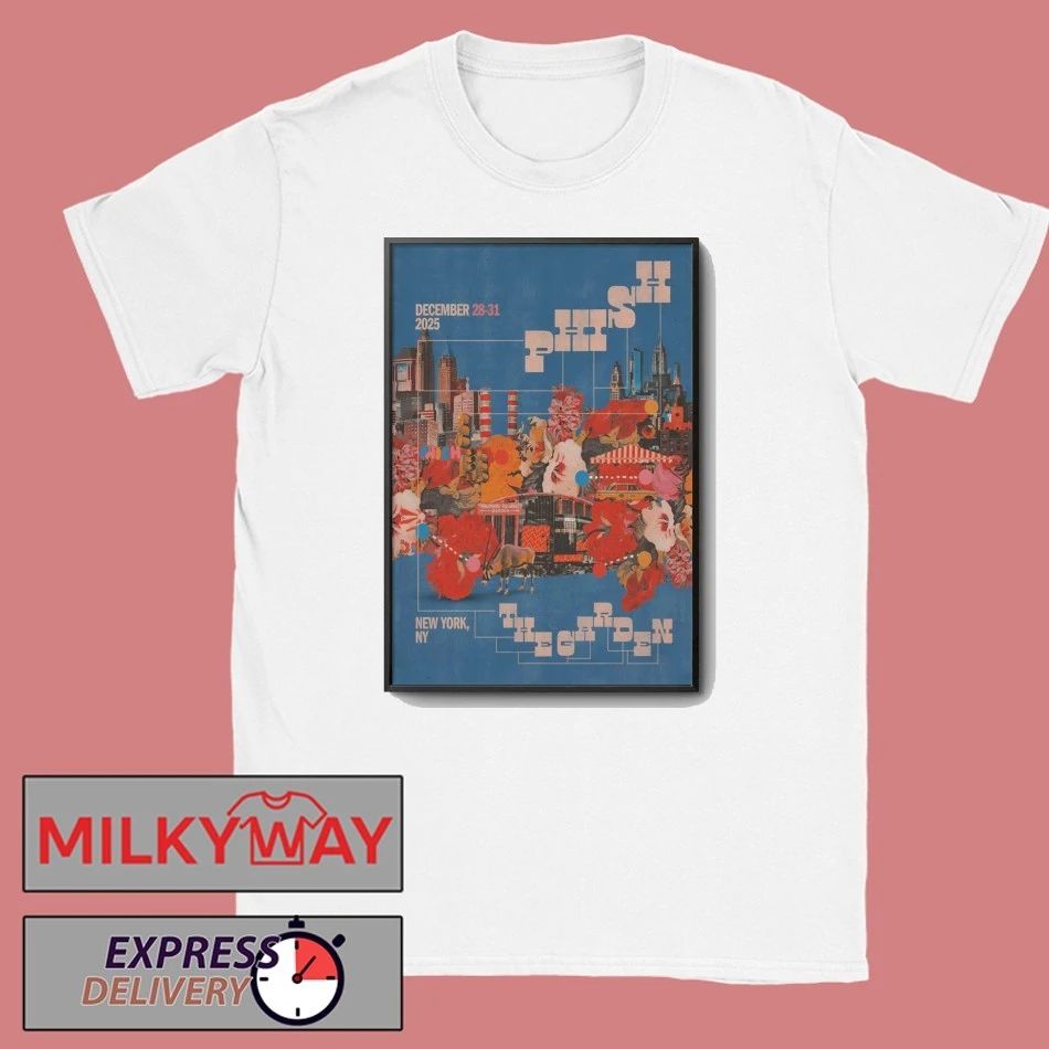 Phish Dec 28-31 2025 New York Poster shirt