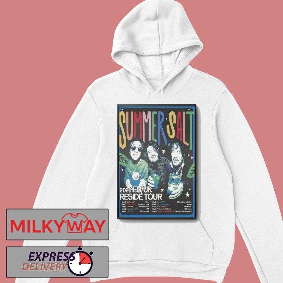 Summer Salt 2026 EU-UK Reside Tour Poster shirt