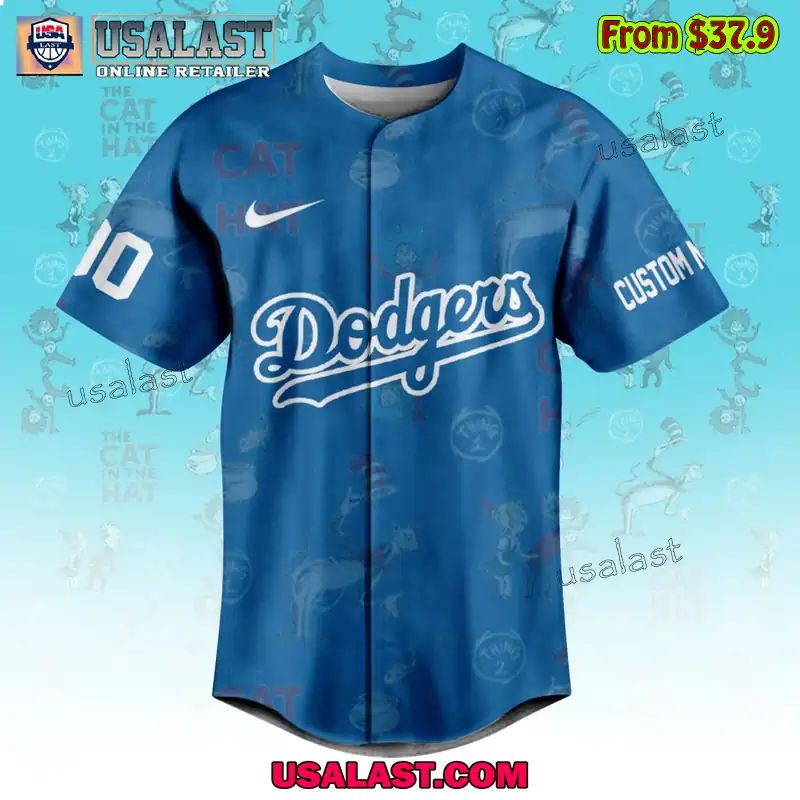 Los Angeles Dodgers x Dr Seuss Baseball Jersey