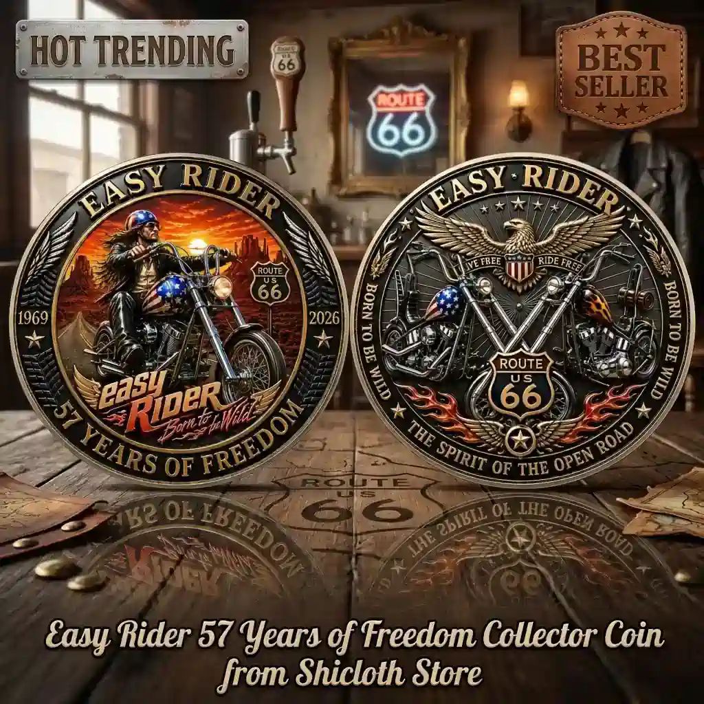 Easy Rider 57 Years of Freedom Collector Coin