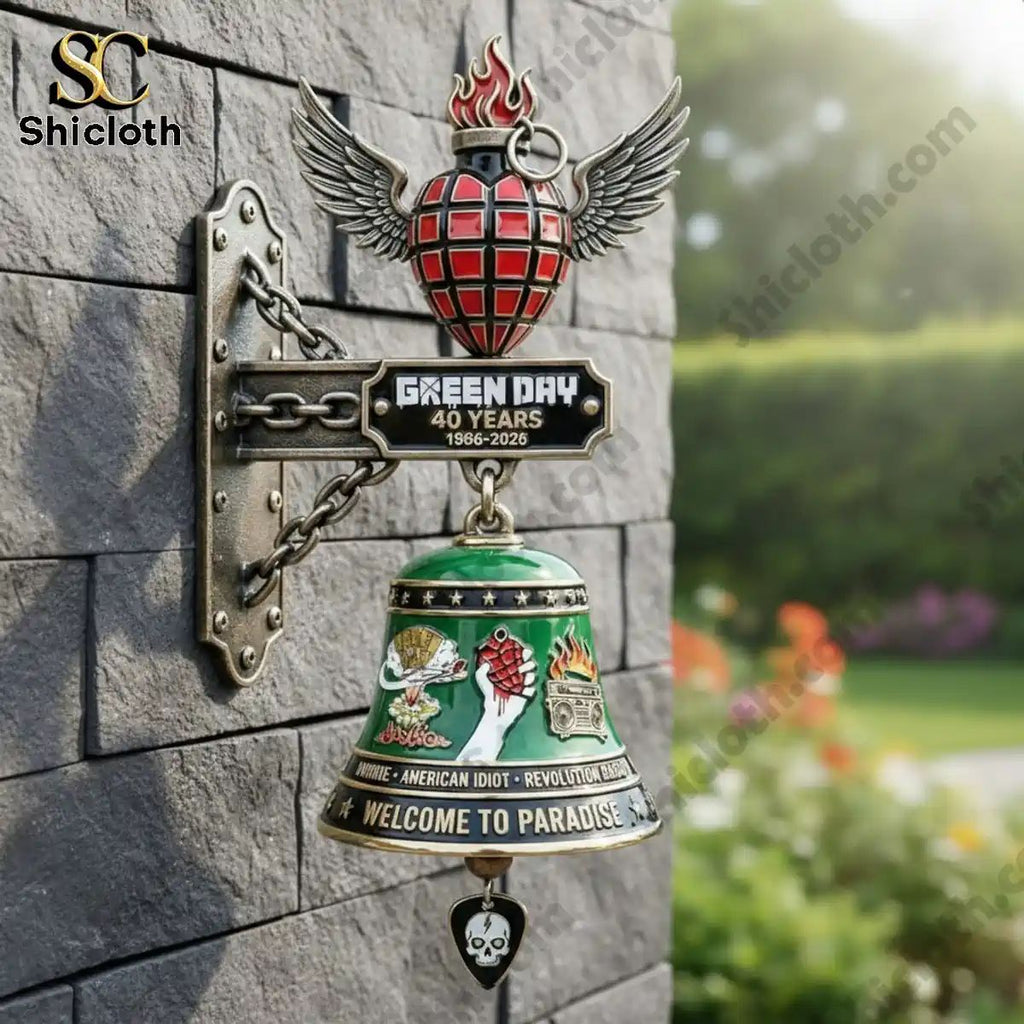Green Day 40th Anniversary American Idiot Album Art Door Wall Bell
