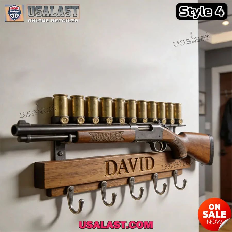 Custom Shotgun Bullet Wall Key Holder