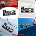 Detroit Tigers Edition Engraved Car Name Badge