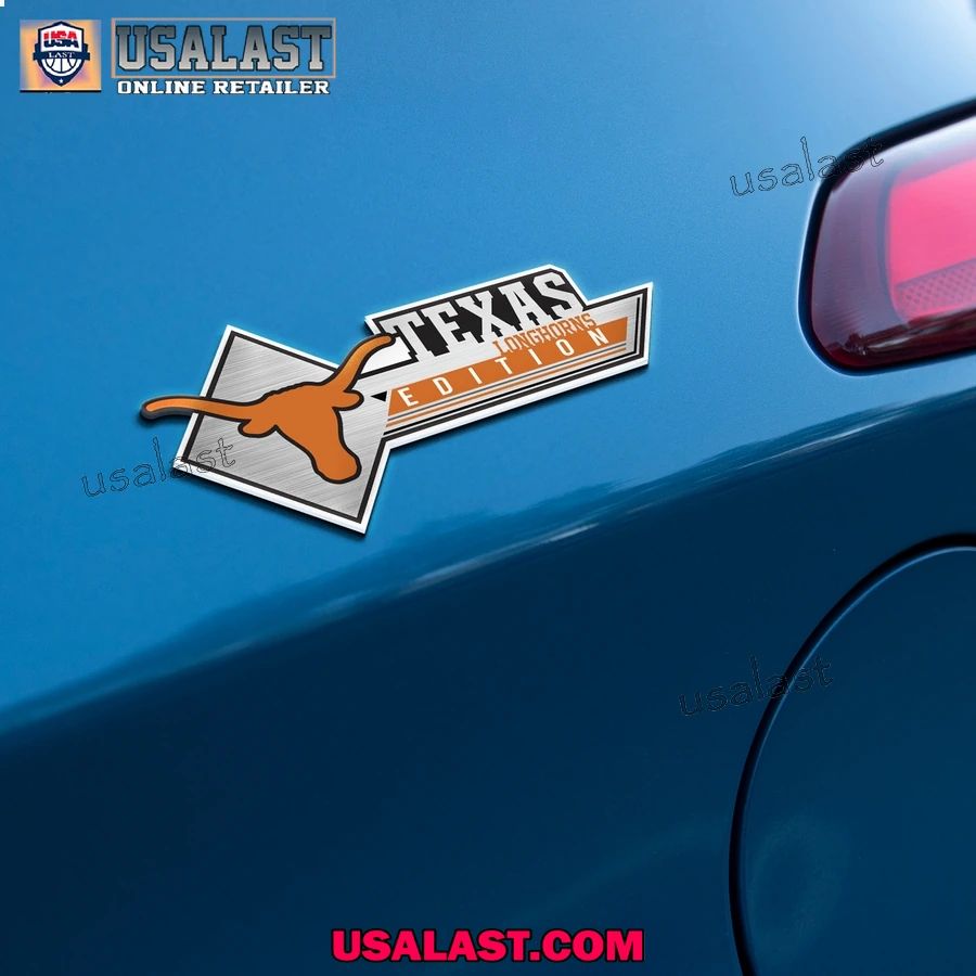 Texas Longhorns Edition 3D Car Badge Sticker